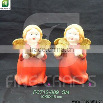 Ceramic angel figurine Christmas gifts set