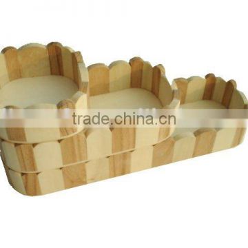 Eco-friendly wood tray