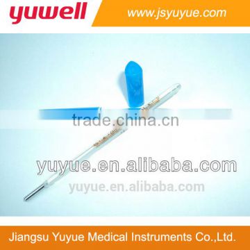 Clinical Thermometers Oral Use white yellow back thermometer type
