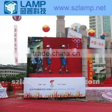 Lamp P20mm outdoor full color big led panel