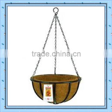 competitive price metal hanging basket with jack chain