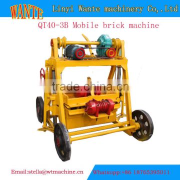 2015 hot selling QT40-3B price brick making equipment from china for the small business