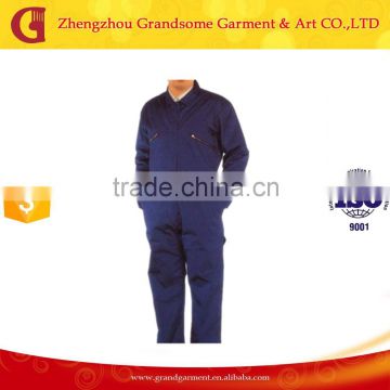 wholesale work wear, custom work uniform, dark blue cotton coverall for men