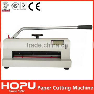 Famous brand hopu manual automatic cutting machine paper