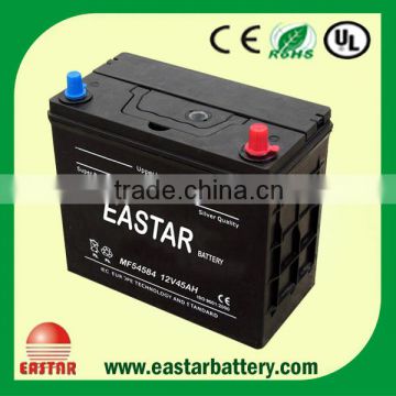 High quality 12V Battery 45AH Dry charged EASTAR brand car battery