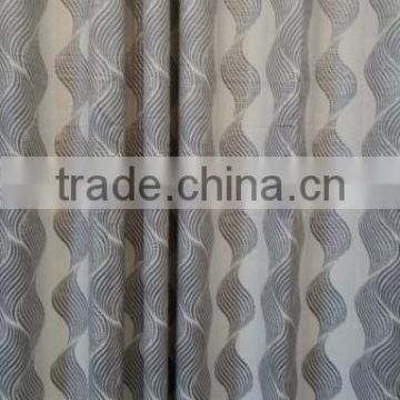 2014 hot sale 100% polyester jacquard curtain fabric