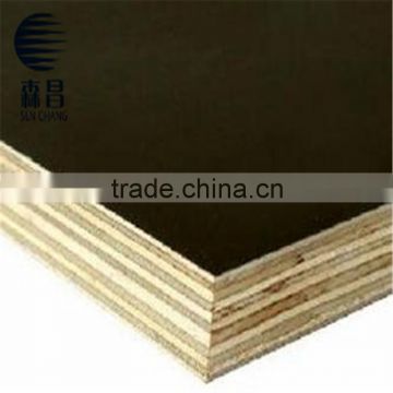 2016 hot sale products 15mm film faced plywood for construction/poplar construction plywood