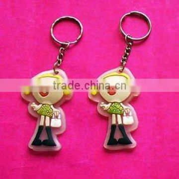 all kinds of customized pvc keychain