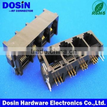 competitive price 4 port RJ45 female connector