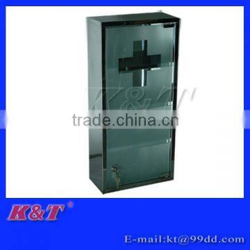 4 layers Lockable Stainless Steel cupboard for medicine