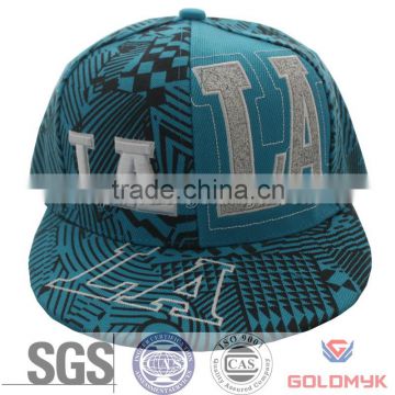Acrylic snapback cap,embroidery adjustable cap