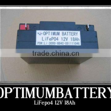 deep cycle life lifepo4 battery 12v 18ah 48v 18ah