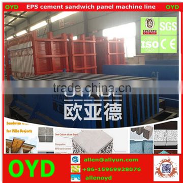 building construction material Heat Insulation EPS sandwich wall panel making machine for sale