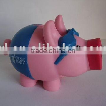 pig piggy bank plastic-R264