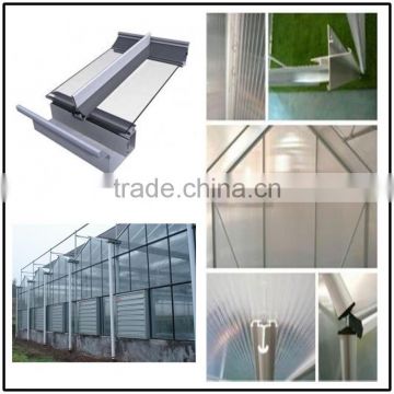 6000 series aluminum profile, Greenhouse Accessories, mill finished