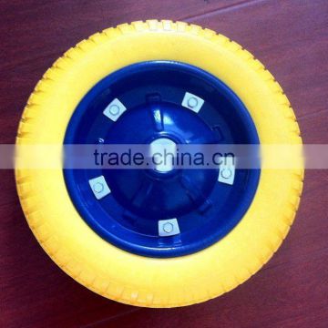 China manufactory different size and colors PU foam tyre
