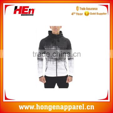 Hongen apparel Wholesale Sublimation dri fit gym Hoodies Custom digital print men fancy sport xxxxl Hoody
