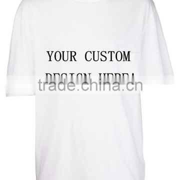 White cotton basic create your own t shirt