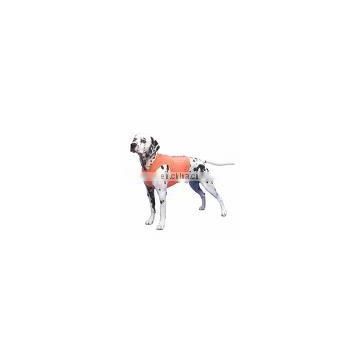 Pet Reflective Safety Vest/Dog vest, Made of Fluorescent Orange Fabric with Reflective Tape