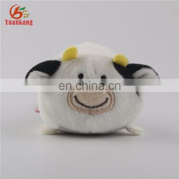 Hot sale promotional mini plush cow stuffed animal toy