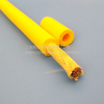 Monolayer Total Shielding Neutrally Buoyant Floating Cable Anti-jamming Yellow