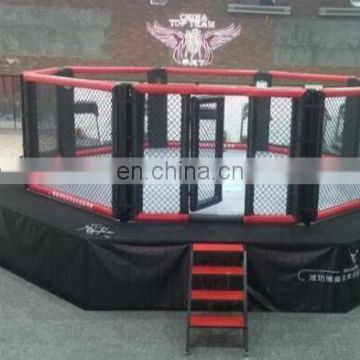 steel stairs mma octagon cage