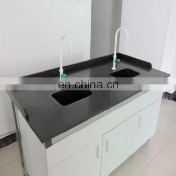 Molded epoxy resin chemistry laboratory for sink