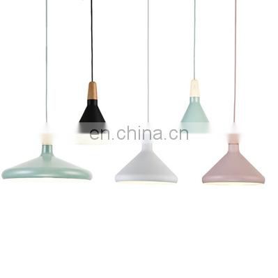 New Aluminum Chandelier Colorful Warm Light Modern Pendant Lamp Creative Personality Shade Dining Pendant Light