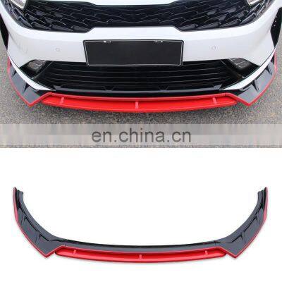 Honghang Auto Parts Front Bumper Lip 4pcs  PP Front Lip Spoiler For KIA K5 2020