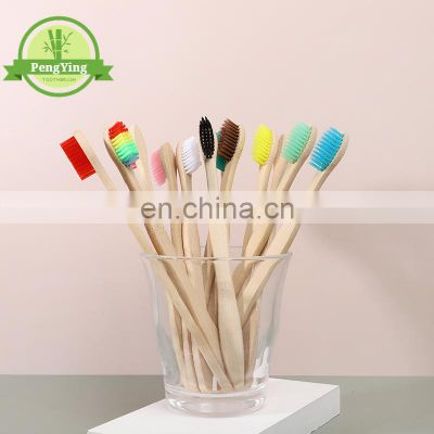 china factory  Cheap Charcoal Bamboo Toothbrush