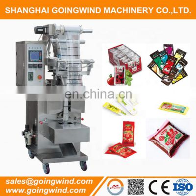 Automatic 10 gram sachet ketchup packing machine auto 10g tomato paste small sachets filling machinery cheap price for sale