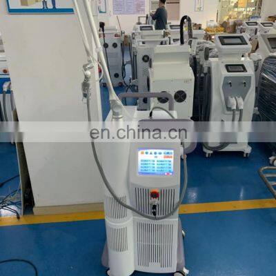 Germany 4D Fotona System 10600nm Co2 Fractional Laser With Korean arm and U.S RF Metal Tube / Glass Tube