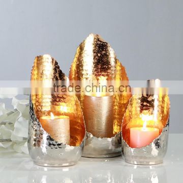 nickel finish hammer t-light votive / candle holder manufacture direct from india