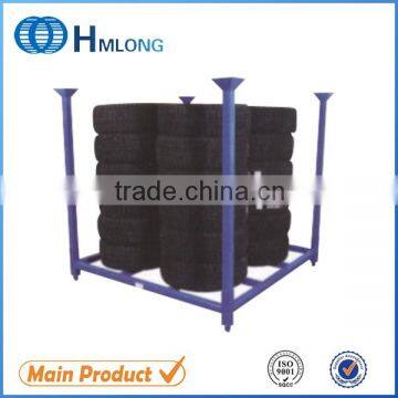 high quality movable storage industrial tire storage racking