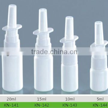 Wholesale 5ml 10ml 15ml 20ml 30ml nasal spray bottle with spray pump/cap