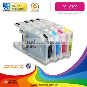 Inkstyle refill ink cartridge for lc75/79 brother lc75 best price