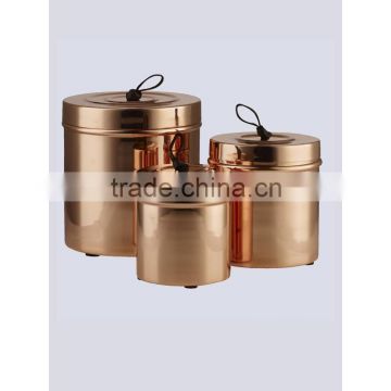 Kitchen Container, Copper Storage Box , Decorative Container
