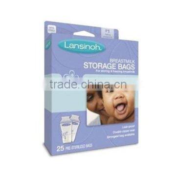 Top Quality OEM Pre-Sterilizing Breast Milk Bag factory