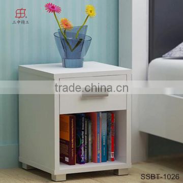 Bedside Side Table White New Lamp Reading Night Table Nightstand
