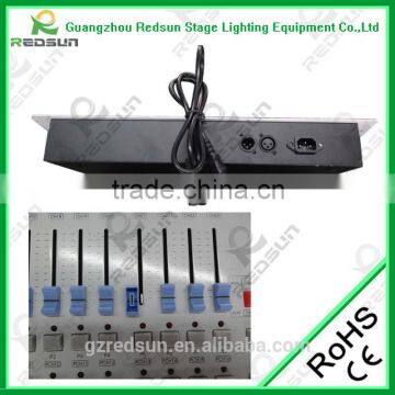 Control console for stage lighting redsun light parts to control the effect light on stage testing