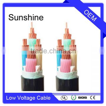 Single core cu conductor cu/xlpe/swa/pvc power cable
