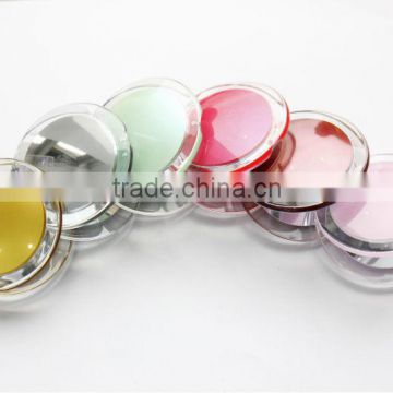 2014 newly crystal round shape cosmetic mirror with different colors for wholesale,ME103