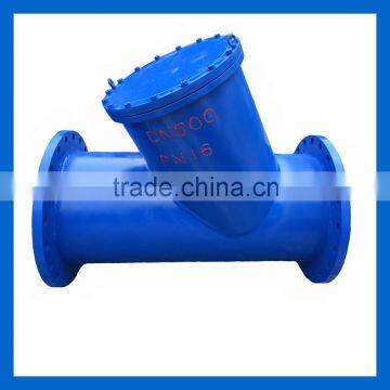 DIN3202 F1 Ductile iron flanged Y type Strainer DN600 PN16