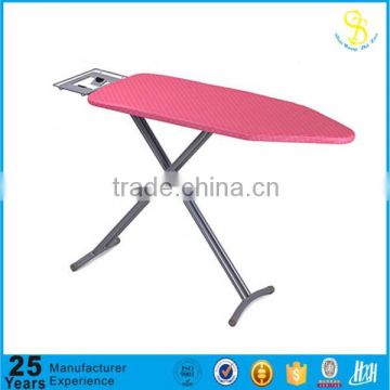 Convenient metal folding ironing board, ironing board cover, folding chair ironing board