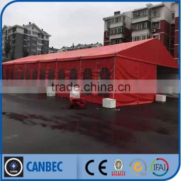 Red Wedding tent with accessories for sale