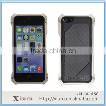 Metal Armour Frame Antiskid Mobile Phone Screen Protect Case Cover For Iphone 5 6