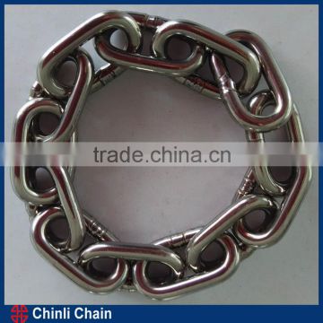 Ordinery mild steel DIN5685 Standard short Link chain for Chinli,high quality Stainless steel Link chain