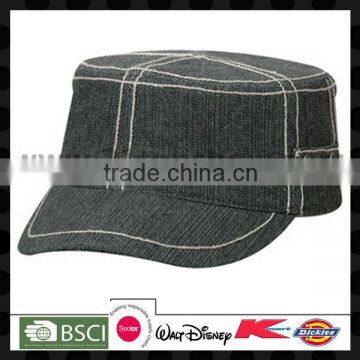 2013 denim army cap heavy washed army cap promotion military cap