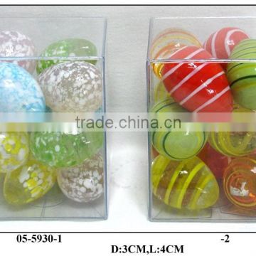 (05-5930)beautiful glass eggs decorations for Easter gift