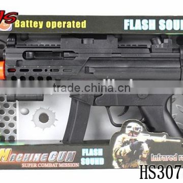 with light & sound cheap plastic guns battery operated toy